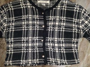 Vintage Plaid Cardigan