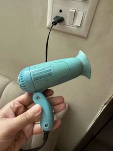 Hair Dryer Small Size In Blue Color