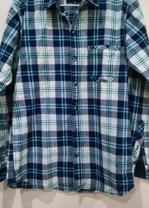 Stylish Blue Check Shirt