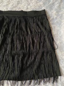 Shein Fringe Detail Mini Skirt