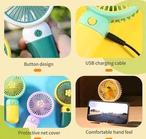 PACK OF 2 USB REAVCHARGEAVLE FAN