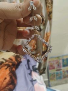 Elegant Diamond Drop Earrings