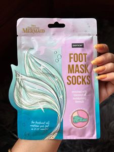 Disney Little Mermaid Foot Mask Socks
