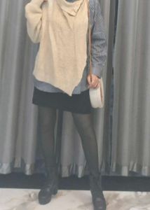 Stylish Asymmetric Knit Top