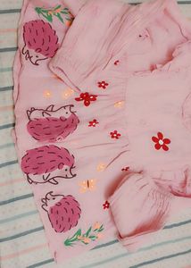 Cute Hedgehog Pajama Set