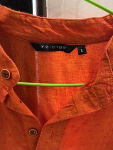 Orange Short Kurta Ethnic Wear