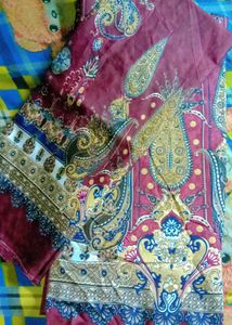 Elegant Embroidered Suit Set