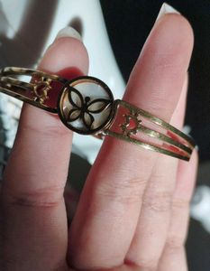 Gold Tone Butterfly Bracelet