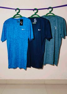 Nike And Puma 3 T-shirt Combo