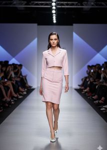 Pink classy dress