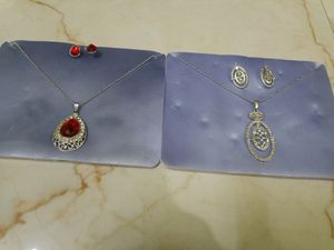 Pack Of 2 Pendant Set With Earrings