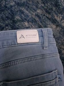Cute Light Blue Straight Fit Denim Jeans Bow ✨