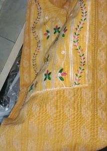 Mustard New Kurti