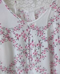 Floral Lace Top &amp; Shorts Set