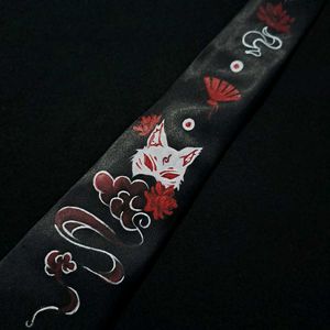 Grunge Gothic Japanese Neck Tie