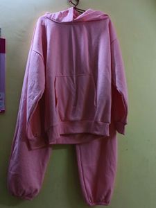 Pink Co rd Set , Hoodie Set