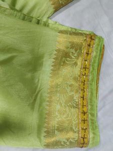 Light Green Saree(Buy 1 Get One)