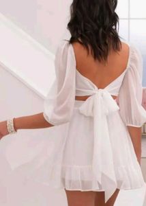 White Mini Dress - Perfect for Summer!