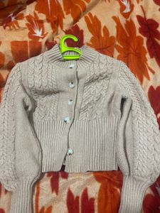 Beautiful Crop Warm Cardigan