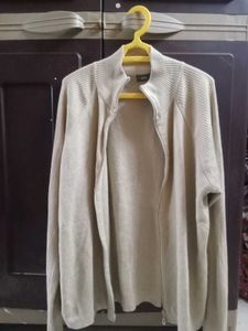 Stylish Knit Zip-up Cardigan For Women