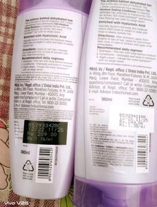 L&#39;oreal Hyaluronic Shampoo Nd Conditioner