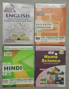 NIOS CLASS 10TH GUIDE BOOKS (COMBO OF 4)