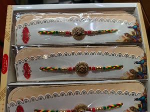 Beautiful Rakhi Set(75/- Per Set)
