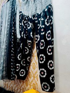 Grey Printed Salwar Kameez With Dupatta