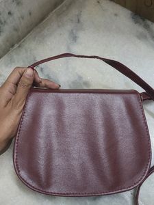Maroon Sling Bag
