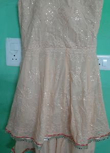Frock And Sharara Party Wear Dress