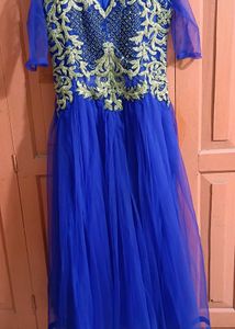 Blue Party Wear Gown