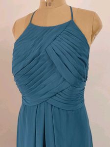 Elegant Teal Maxi Dress