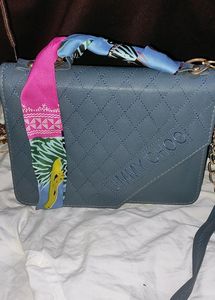 Beautiful Blue Sling Bag For Ladies 🎀