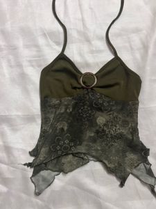 A boho Backless Top
