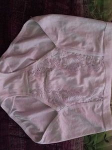 White Lace Detail Briefs