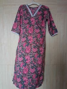 Pink Kurta For Women