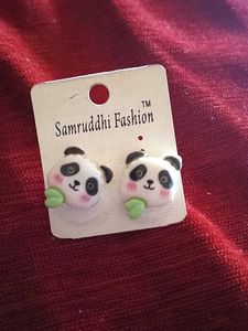 Panda Stud Earrings