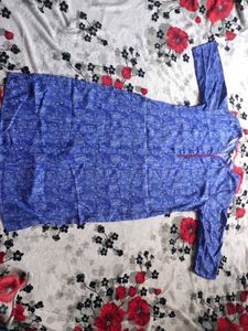 Blue Printed Kurta