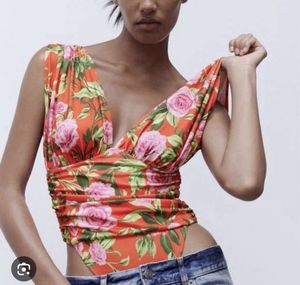 Zara Floral Bodysuit