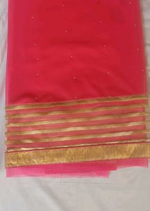 Pink Saree