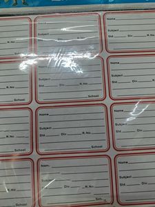 School Name Labels - New