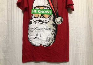 Red Short Sleeve Printed T Shirt