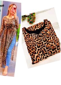 Leopard Tiger Print Kurti