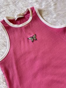 Only Pink Crop Top