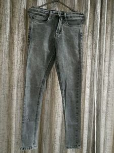Black Grey Shaded Slim Skinny Pant For Women