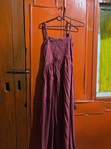 Maroon Embroidered Sundress