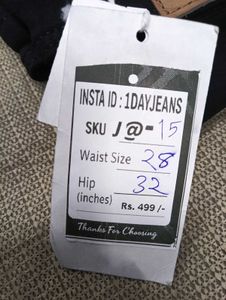J@15 Size-28 (Sale) Latest Ladies high waist Jeans