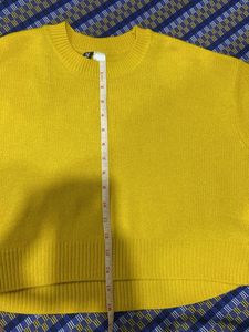 H&amp;M Crop Jumper Yellow
