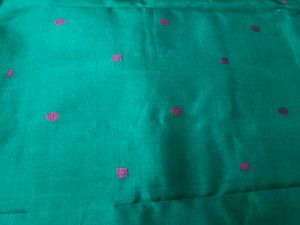 Green &amp; Pink Dress Material