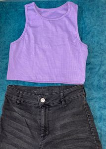 Crop Vest Top